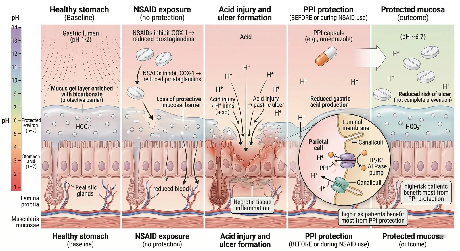 PPIs protecting high-risk NSAID patients