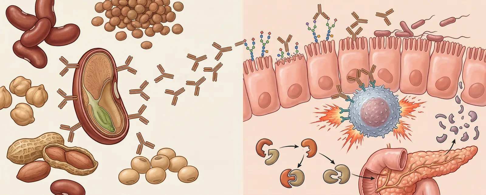 Legume antinutrients lectins protease inhibitors