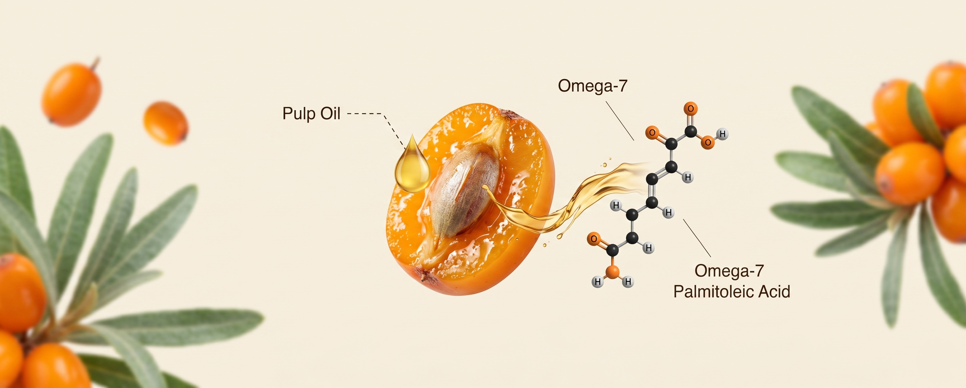 Omega-7 palmitoleic acid as the star compound in sea buckthorn